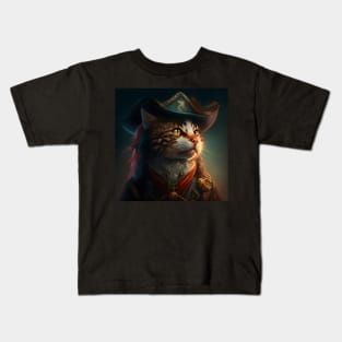 Pirate Cat Kids T-Shirt